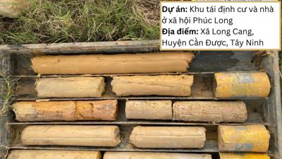 Khảo sát địa chất dự án tái định cư, nhà ở xã hội Phúc Long tại Tây Ninh